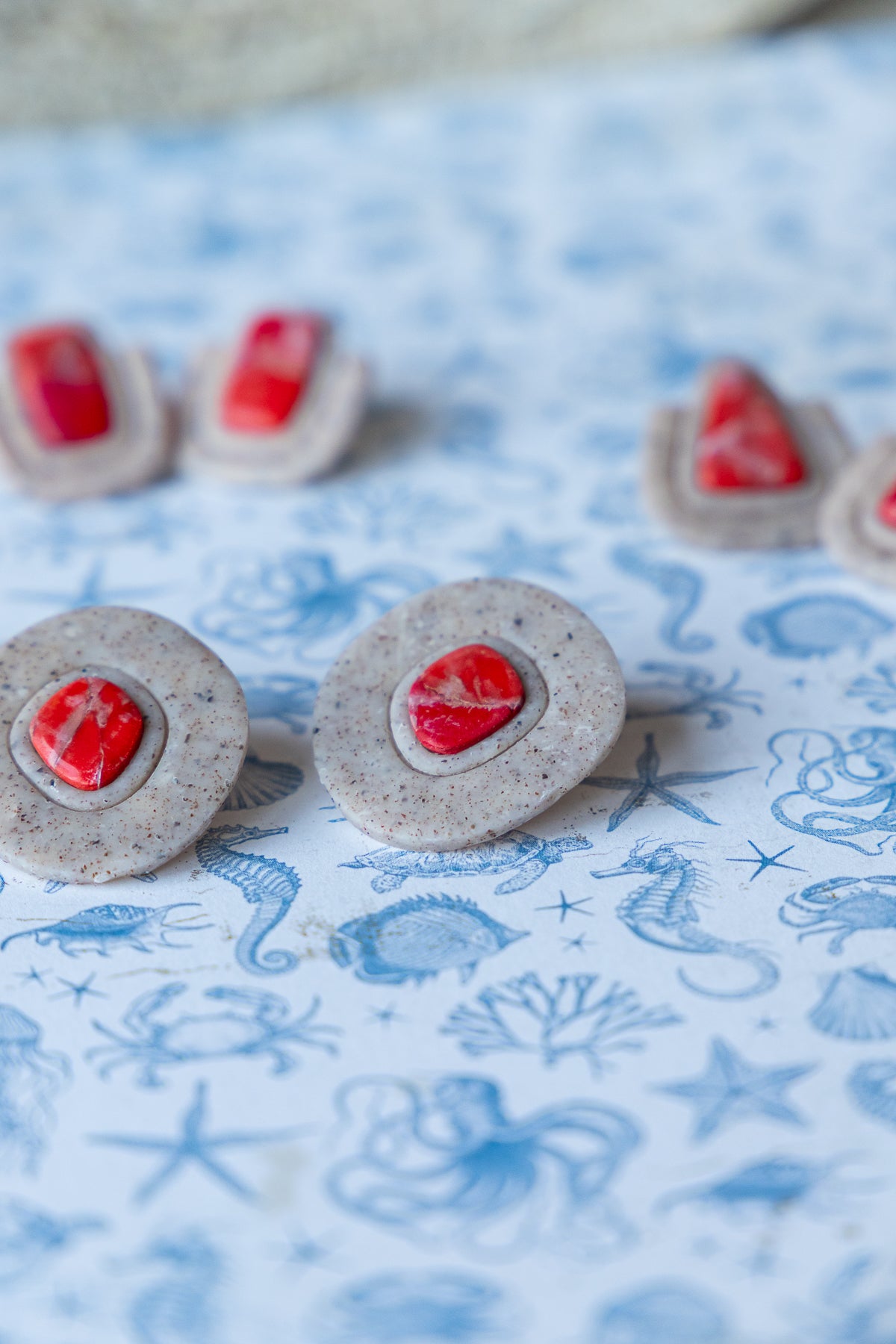 Earrings | Boho Round