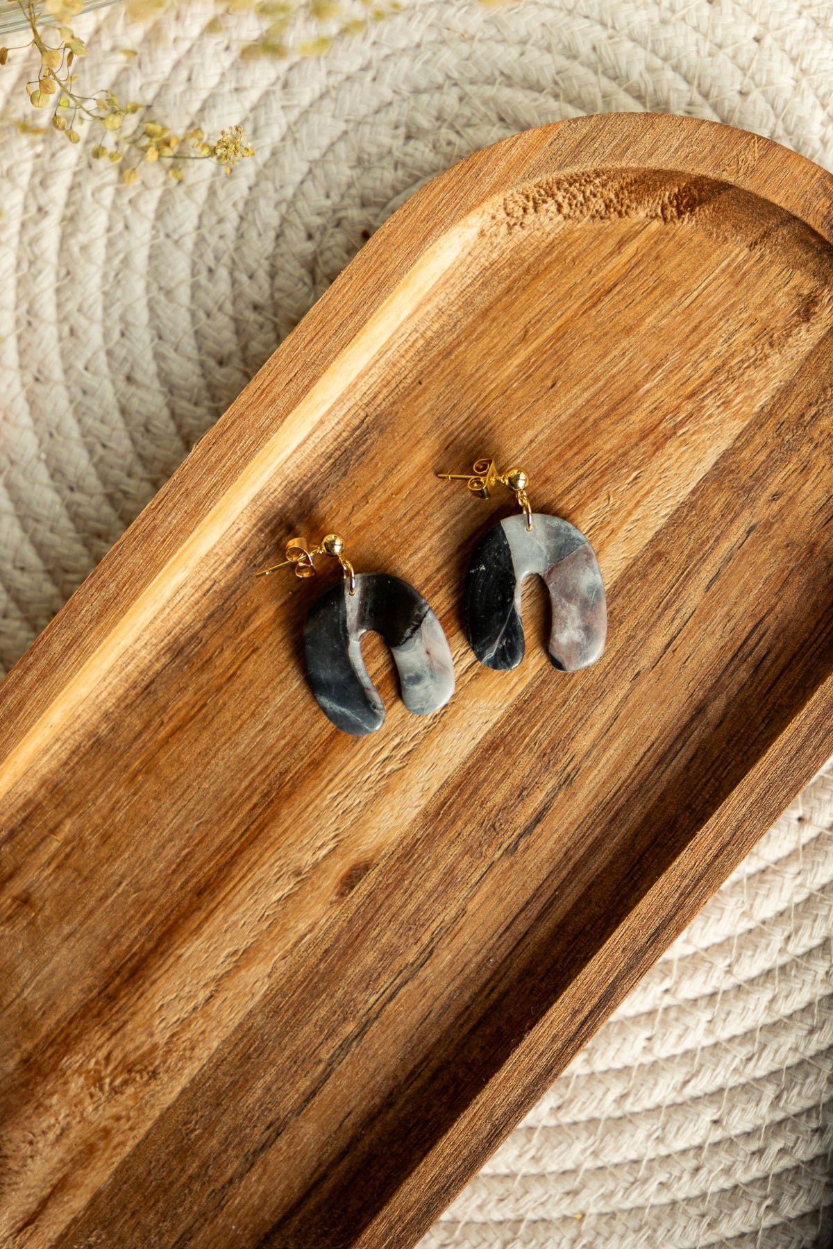 Earrings | Jenny Warm Marble