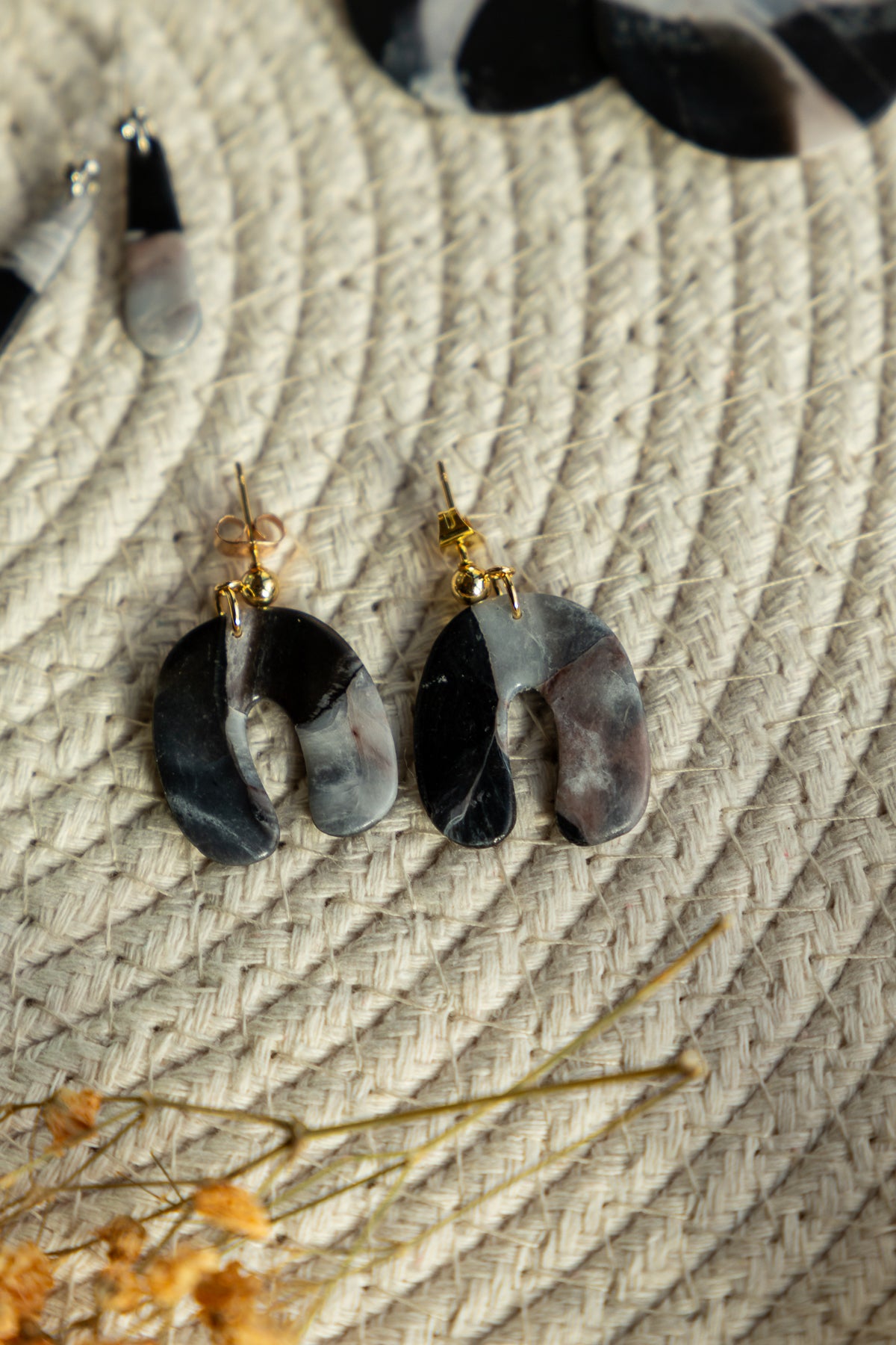Earrings | Jenny Warm Marble