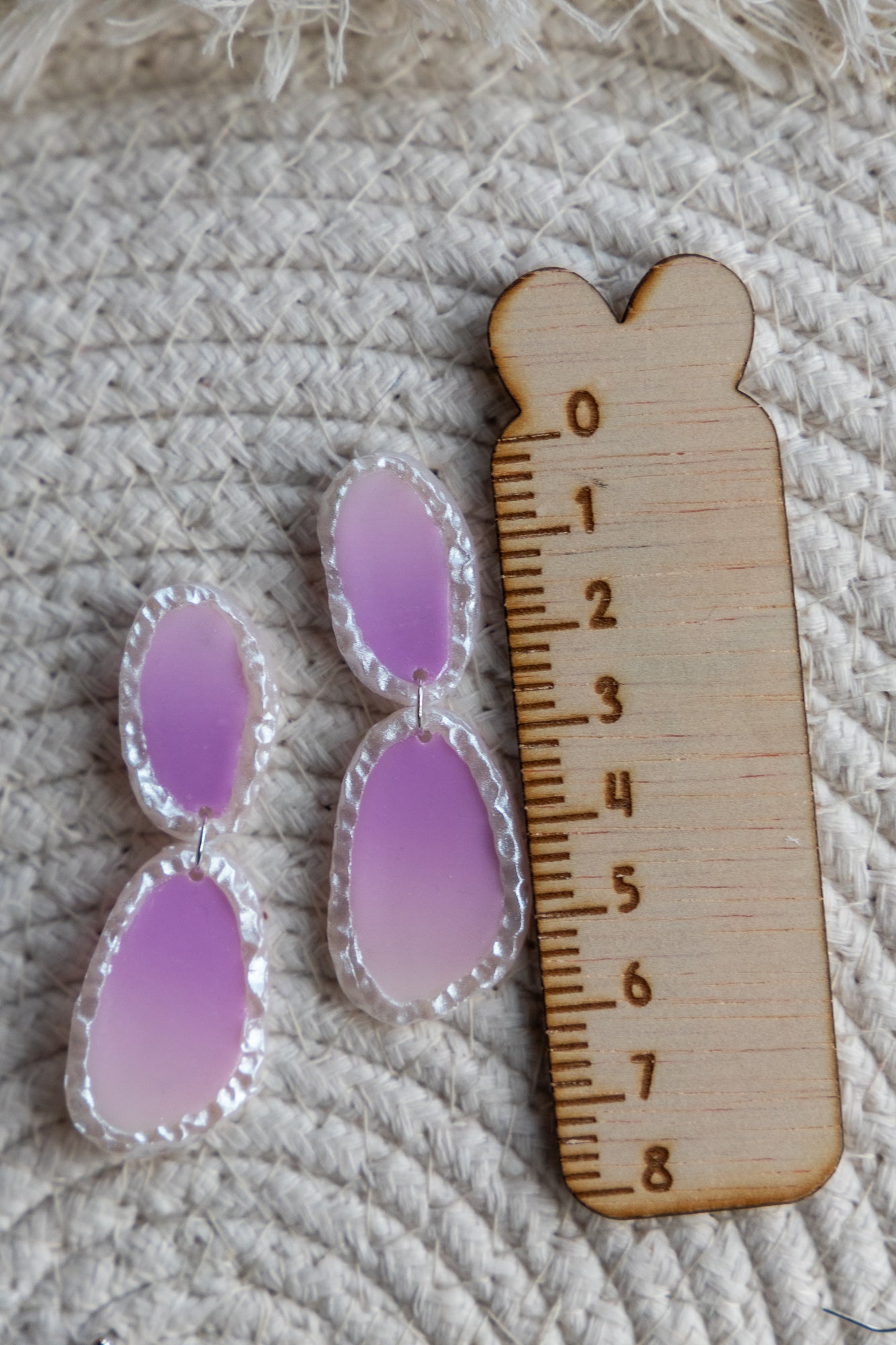Earrings | Astrid Frosted Lilac