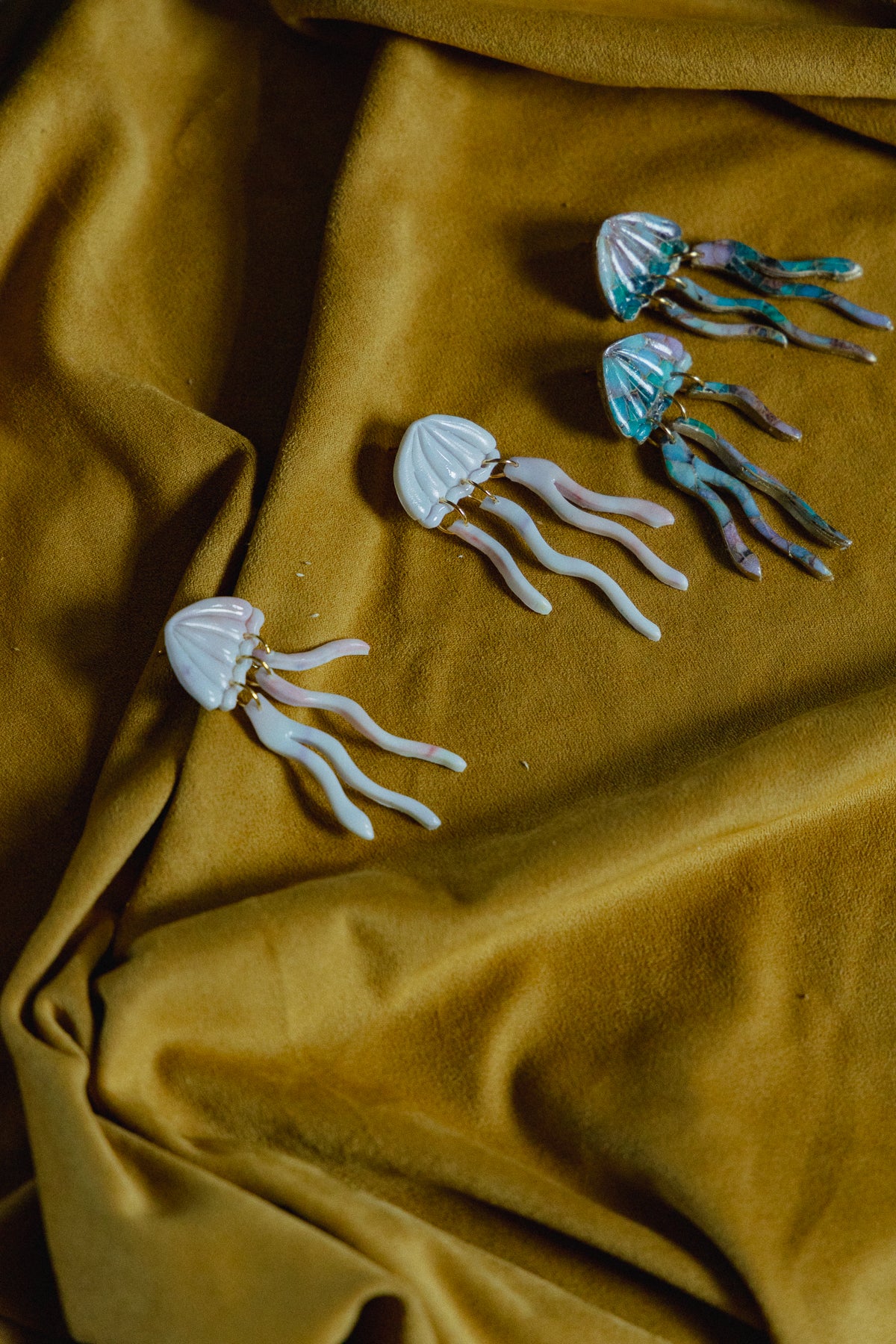 Oorbellen | Jellyfish white