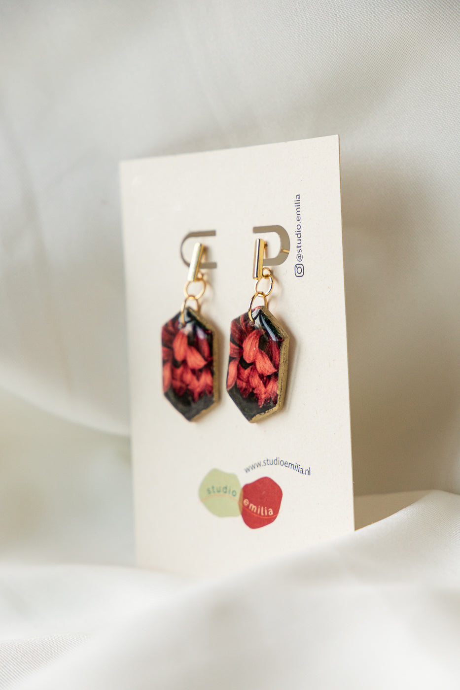 oorbellen, oorbellen collectie, nieuwe collectie, oorbellen kopen, sieraden, handgemaakte sieraden, handgemaakte oorbellen, herfst, winter, bloemen oorbellen