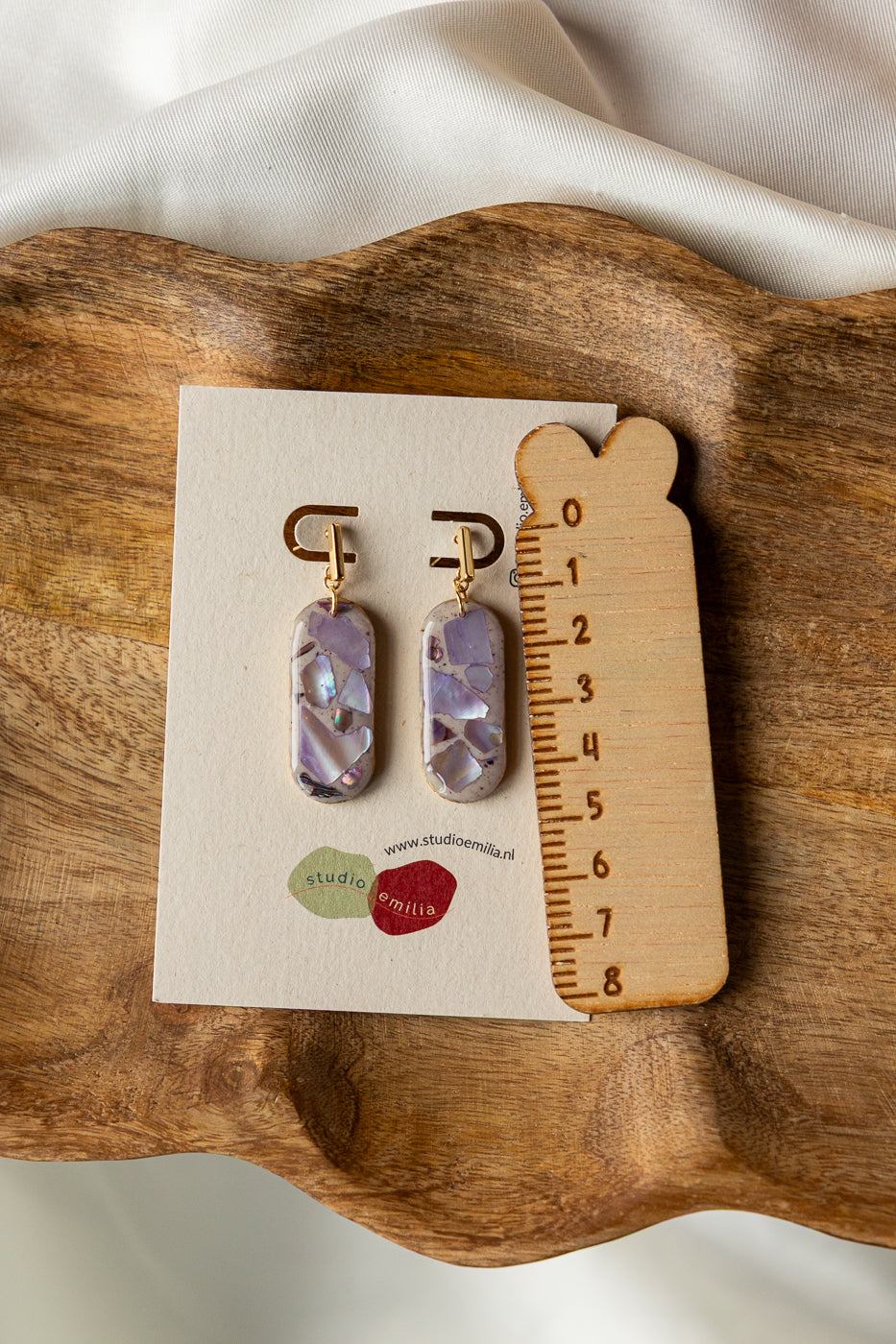 Oorbellen | Mother of Pearl Violet