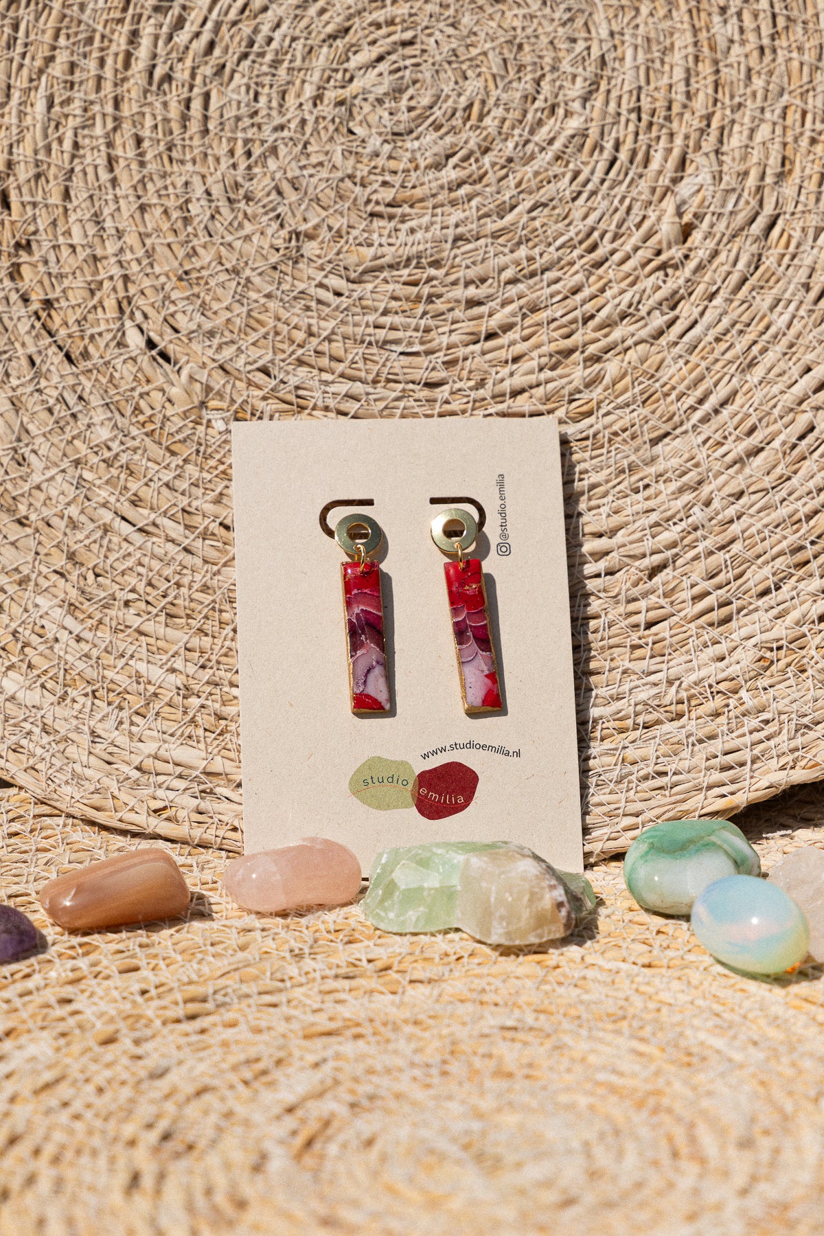 Oorbellen | Red Snake