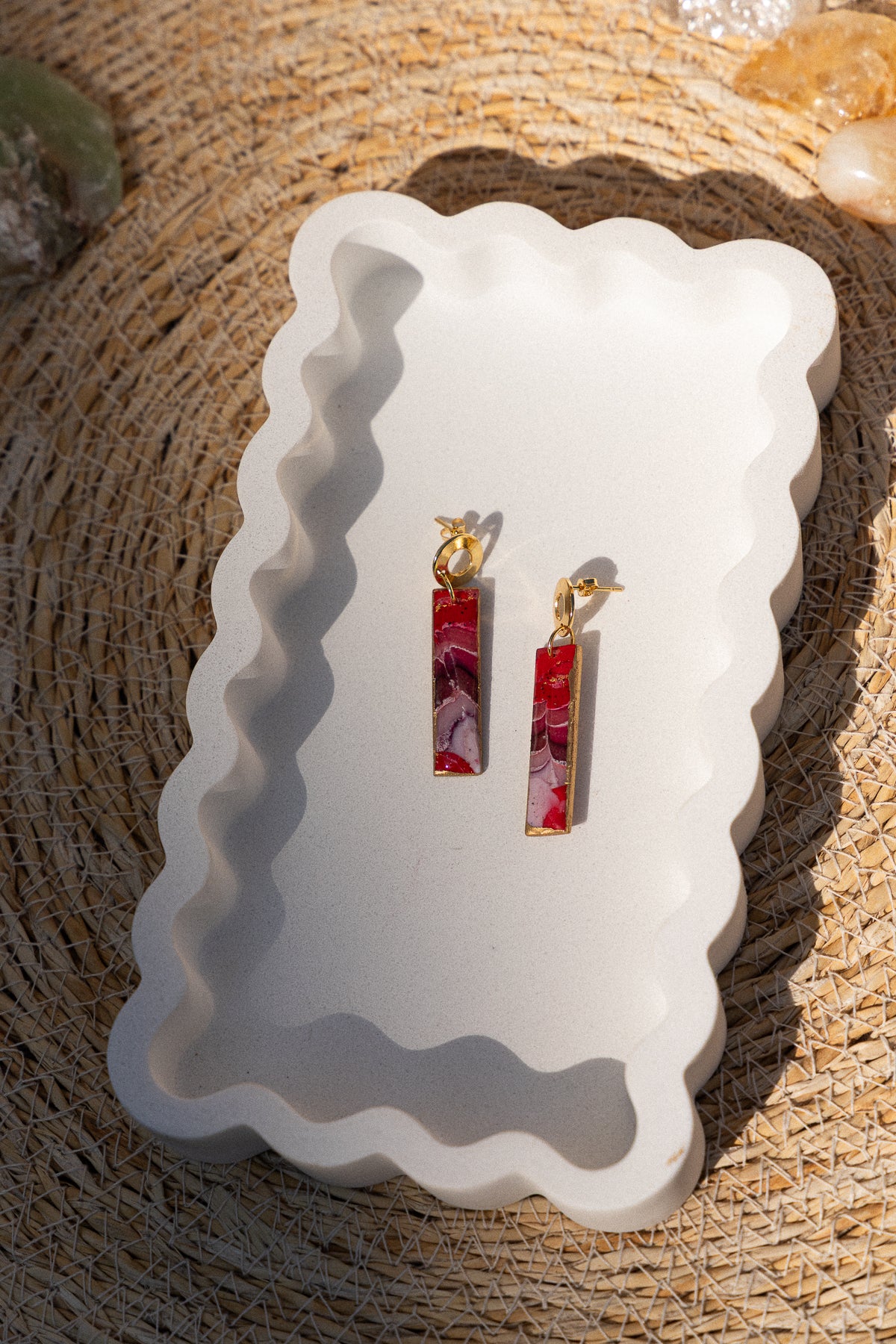 Oorbellen | Red Snake