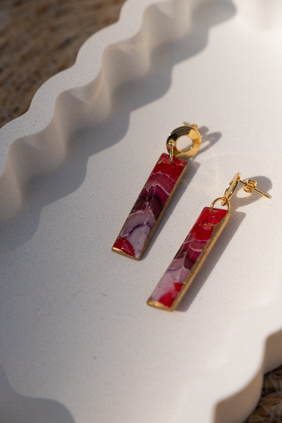 Oorbellen | Red Snake