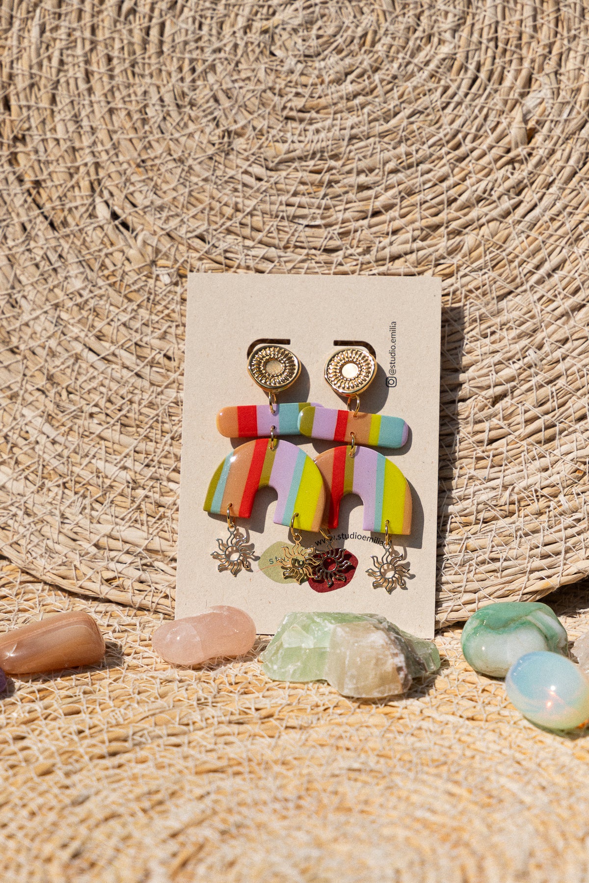 Earrings | Retro Beach Statement