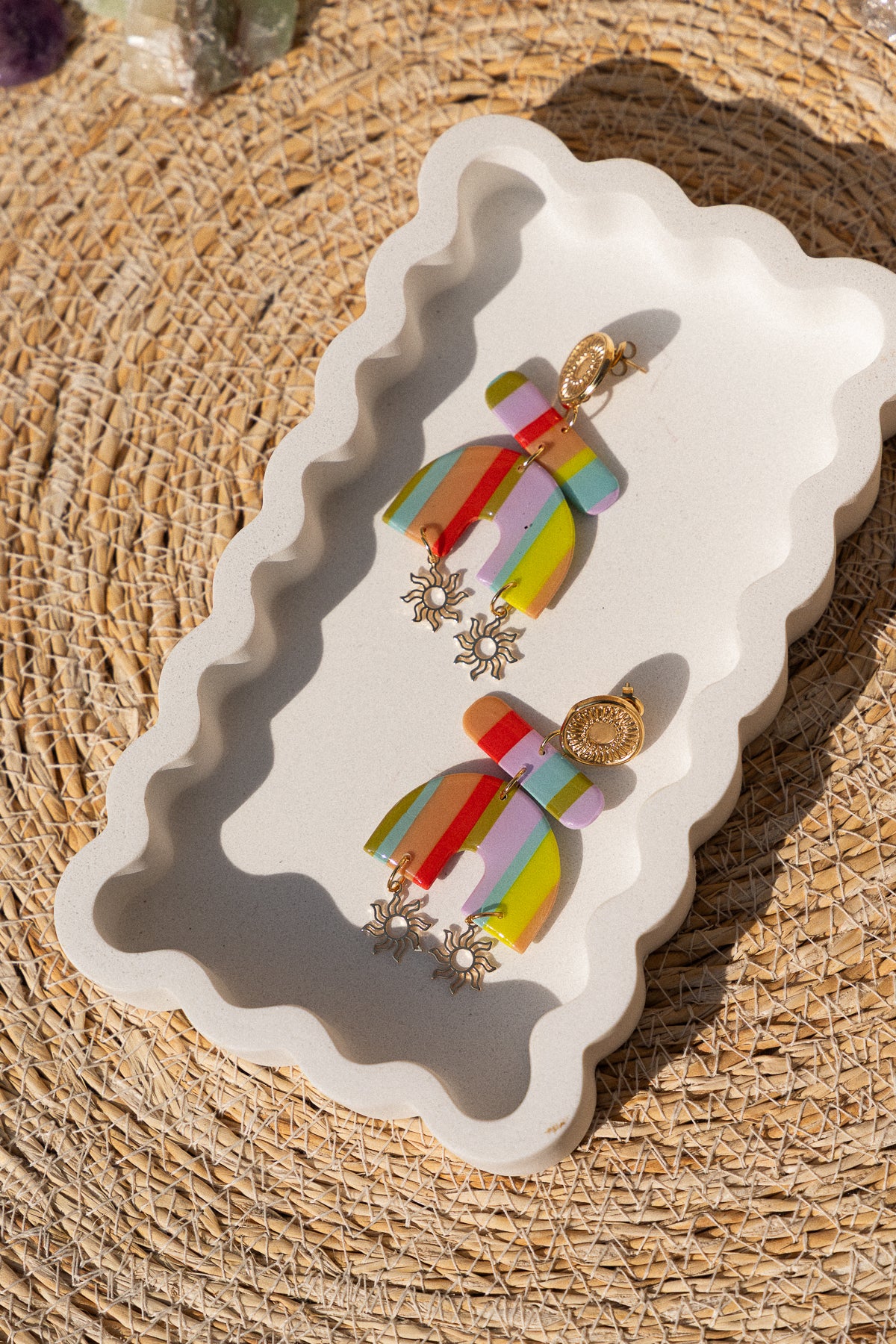 Earrings | Retro Beach Statement