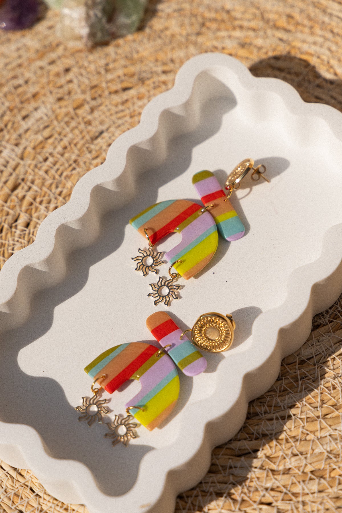 Earrings | Retro Beach Statement