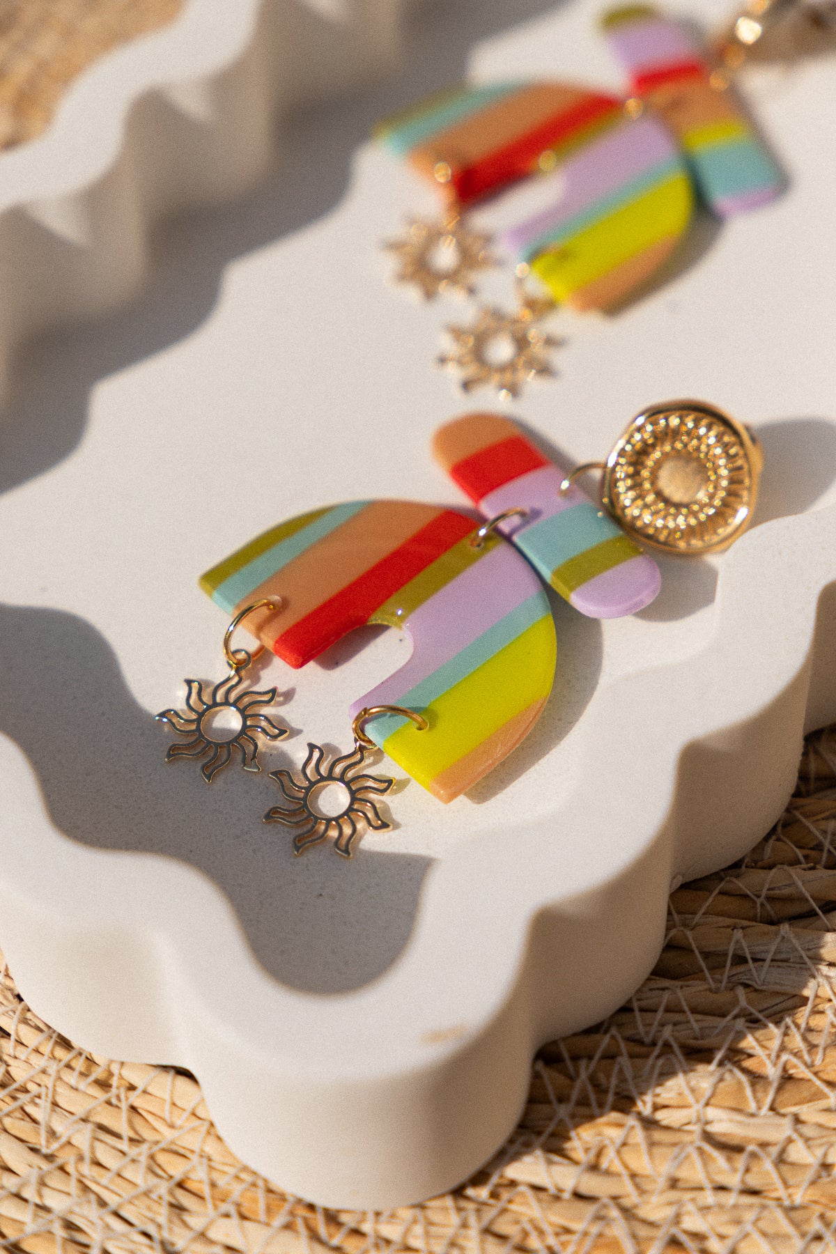 Earrings | Retro Beach Statement