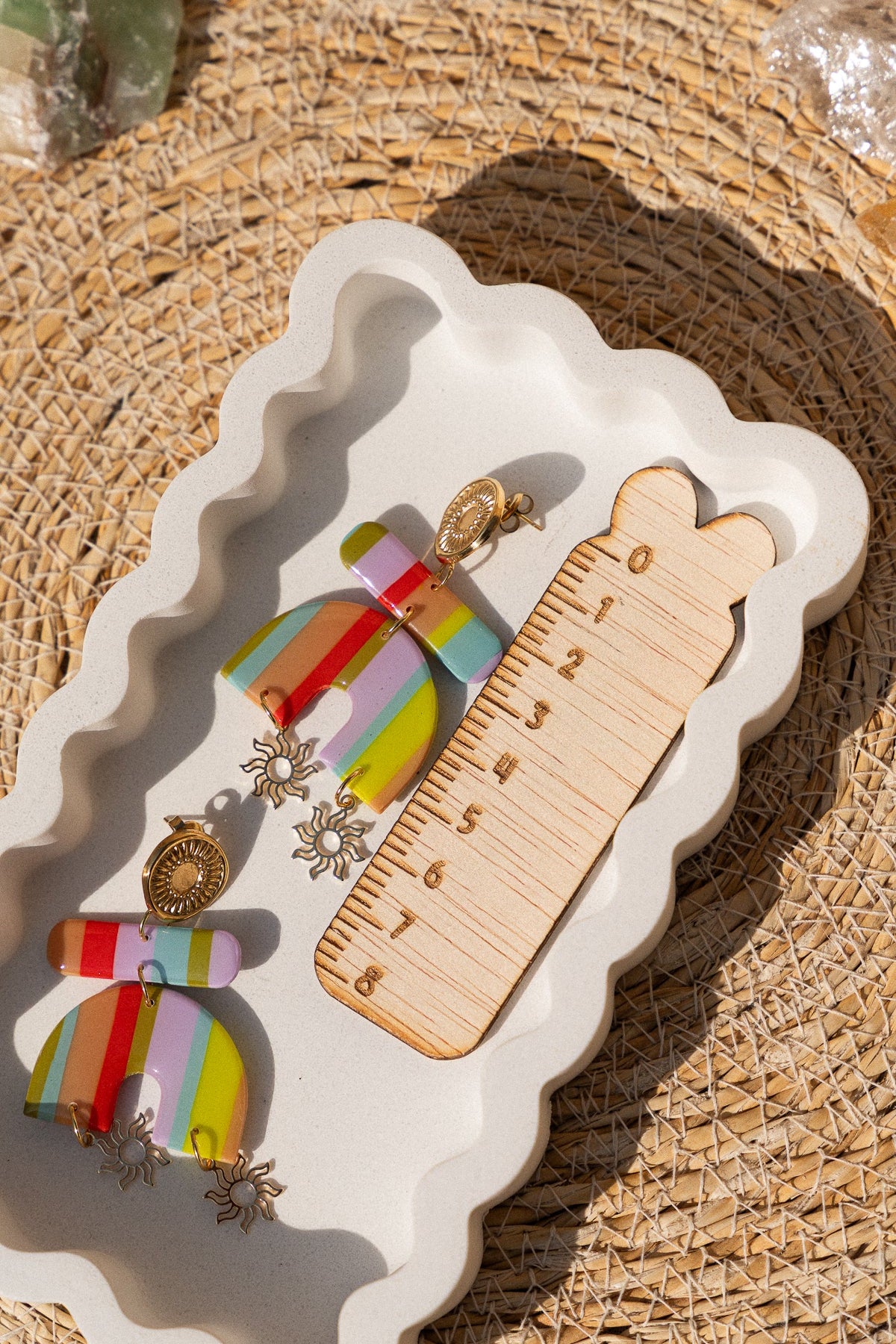 Earrings | Retro Beach Statement