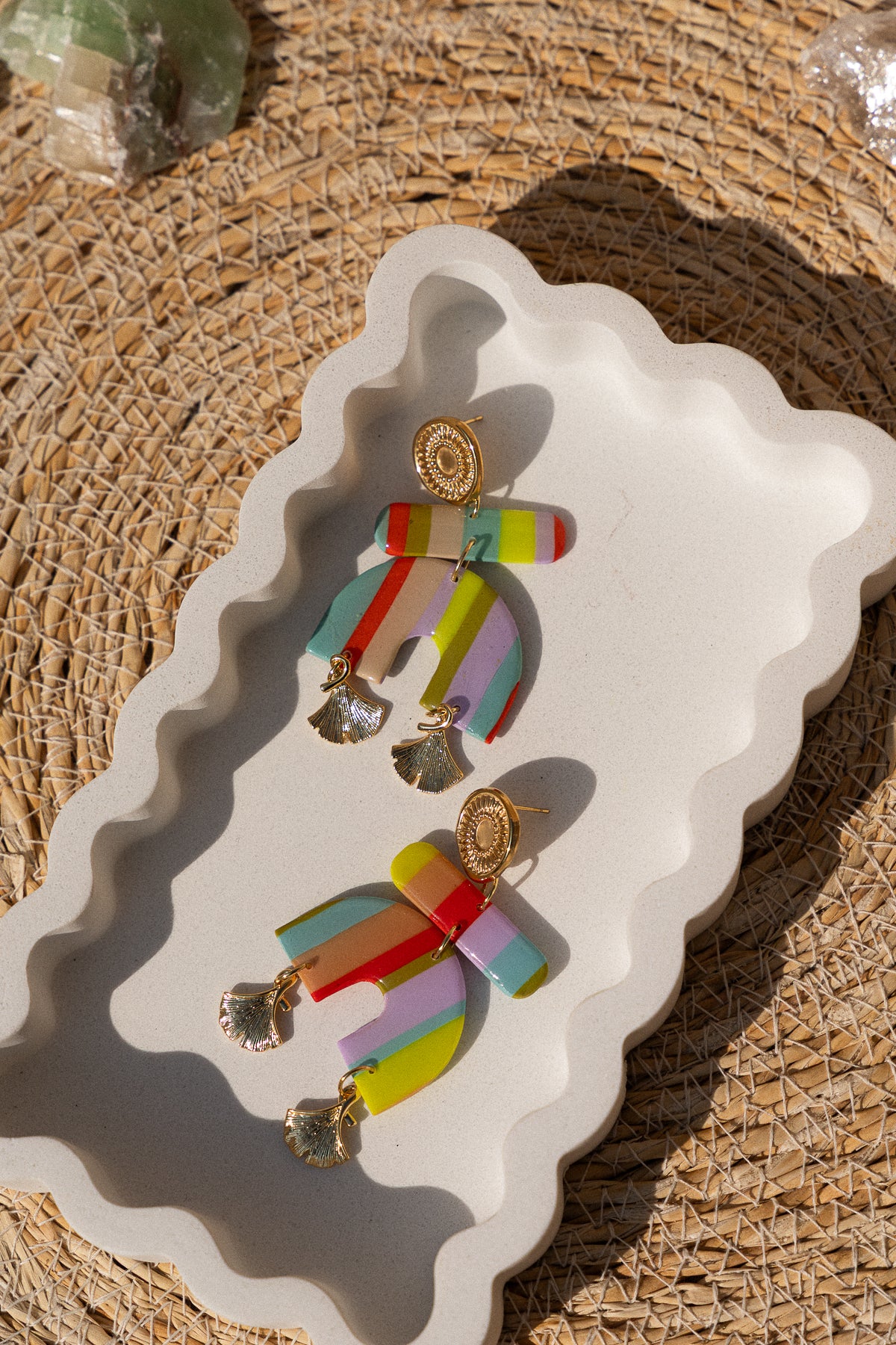 Earrings | Retro Beach Statement