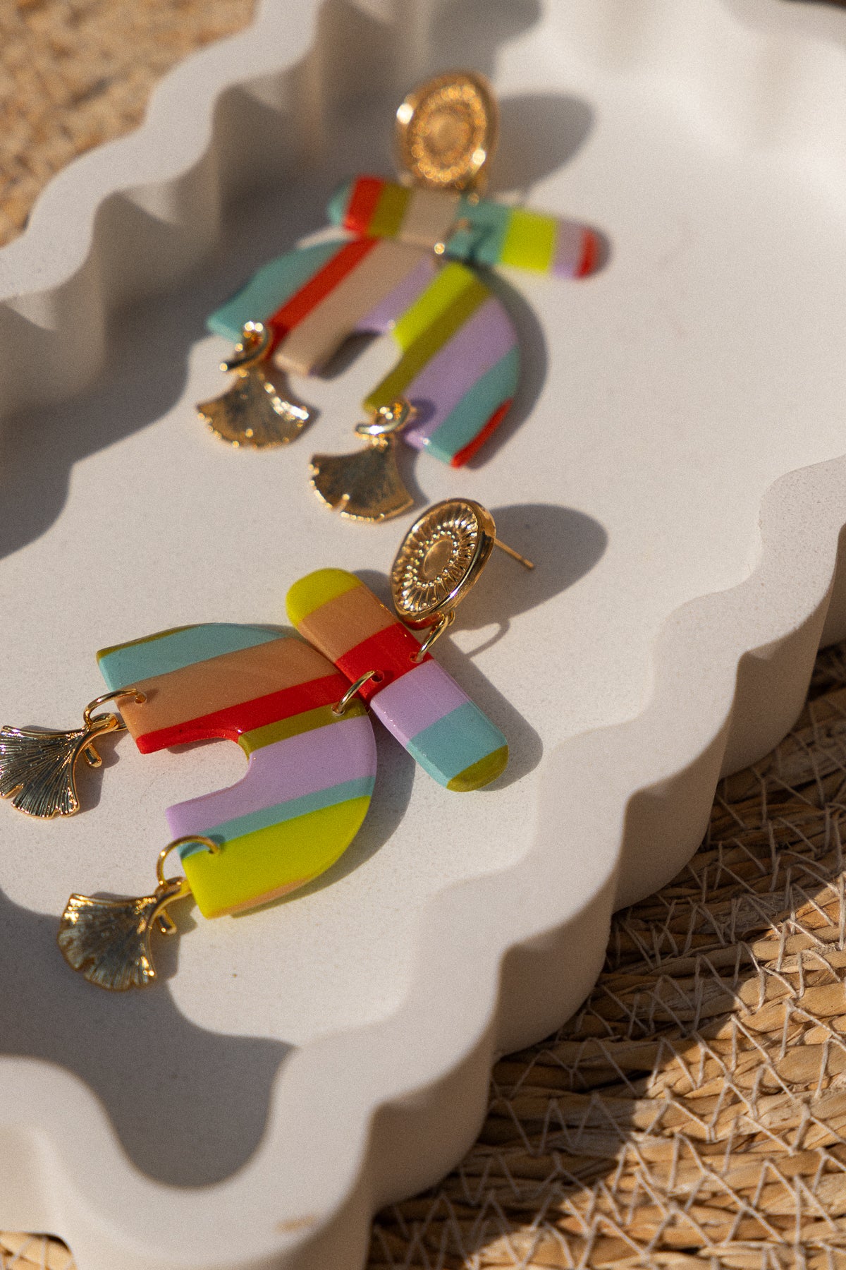 Earrings | Retro Beach Statement