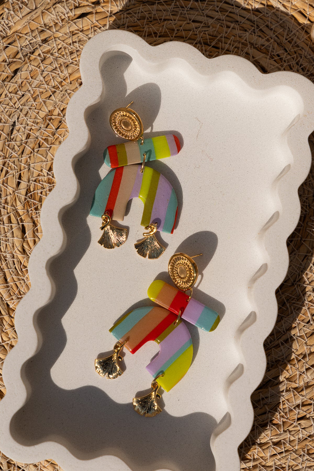 Earrings | Retro Beach Statement