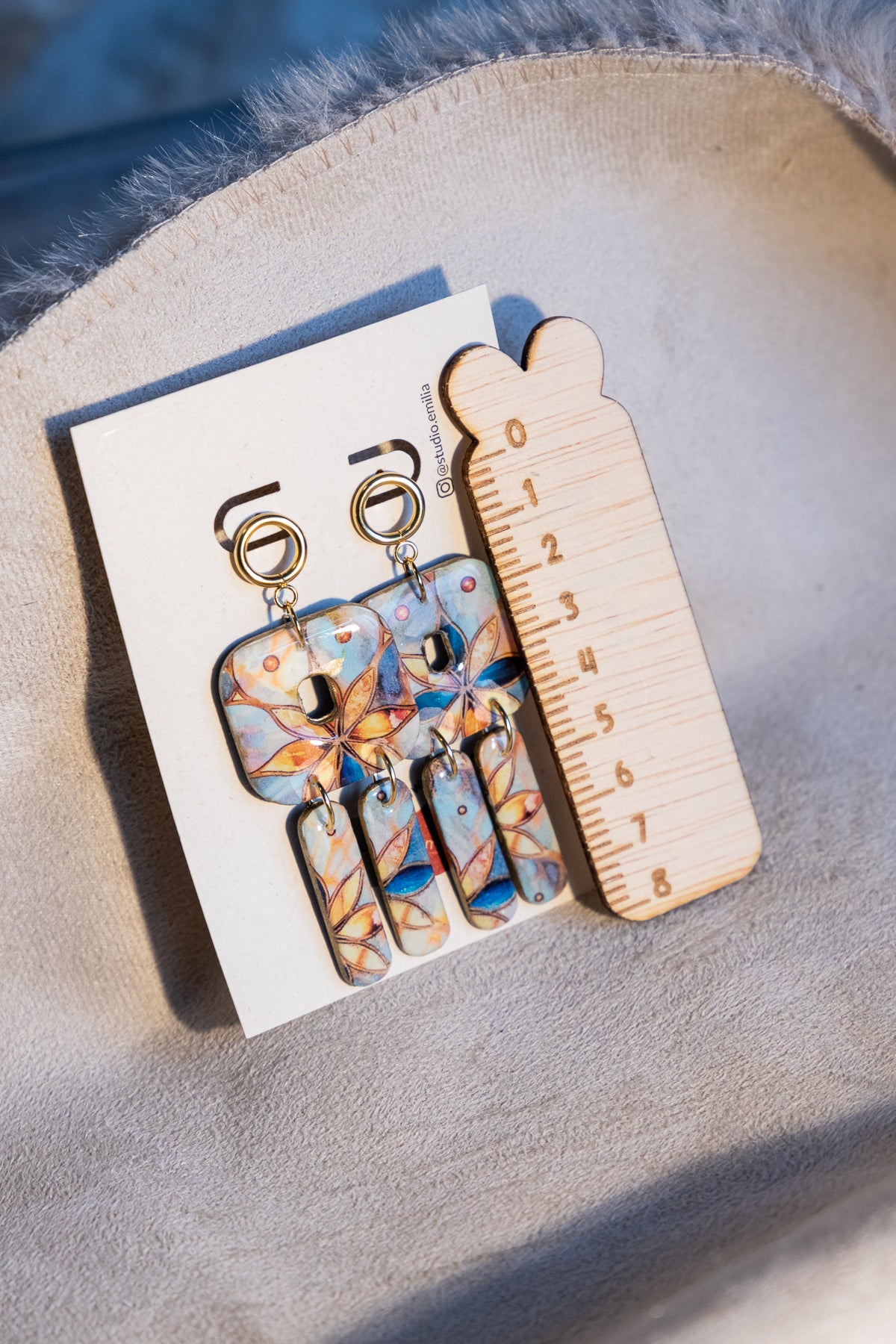 statement oorbellen, oorbellen van klei, statement, chique oorbellen