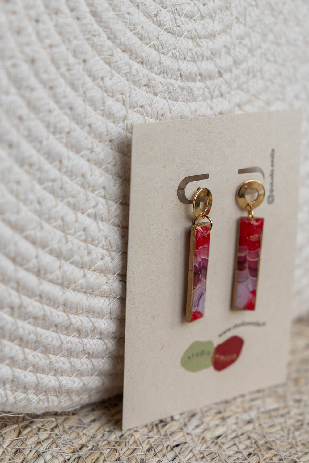 Oorbellen | Red Snake