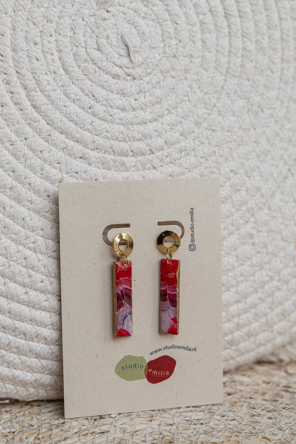 Oorbellen | Red Snake