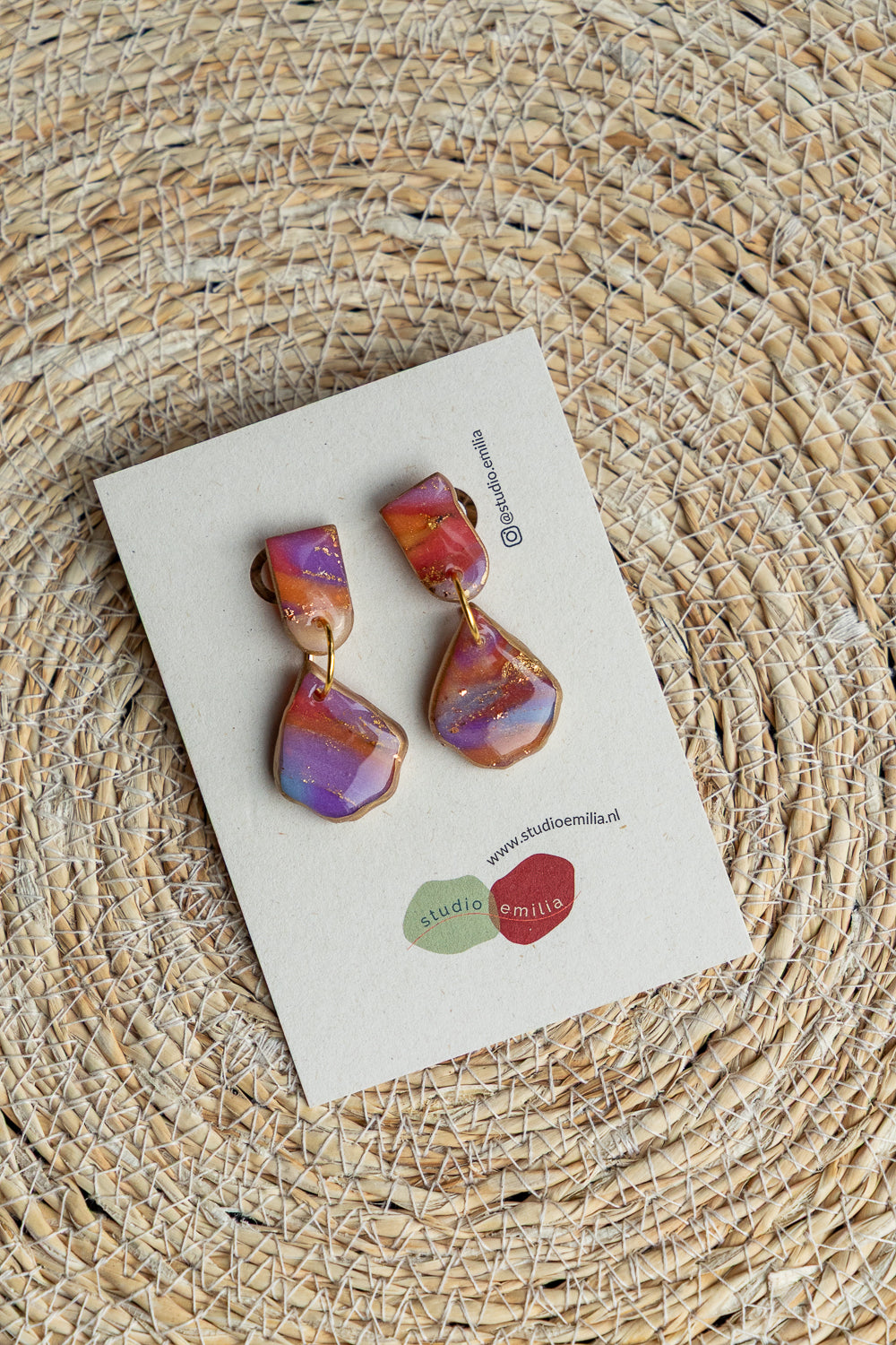 Oorbellen | Sunset Druppel femme