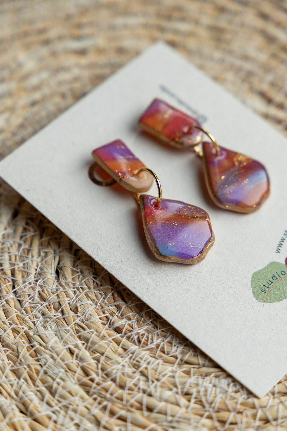 Oorbellen | Sunset Druppel femme