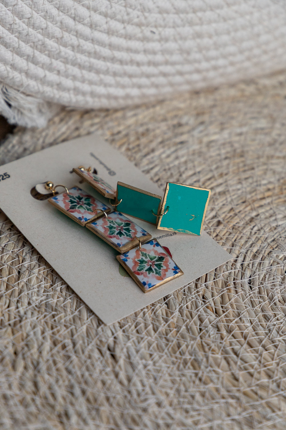 Oorbellen | Tiles Triple