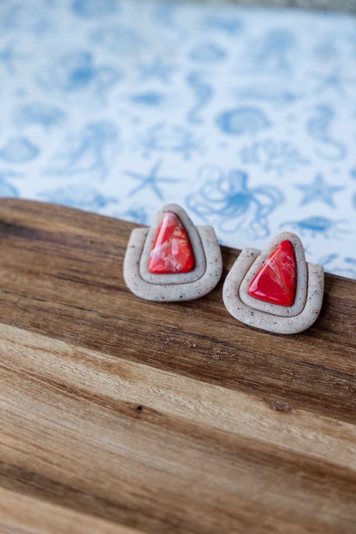 Oorbellen | Boho Shore triangle