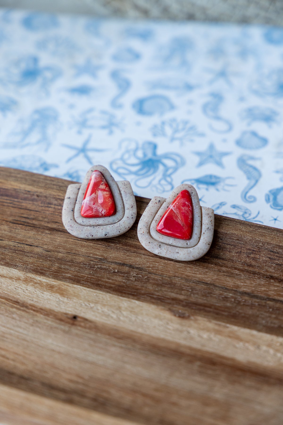 Oorbellen | Boho Shore triangle