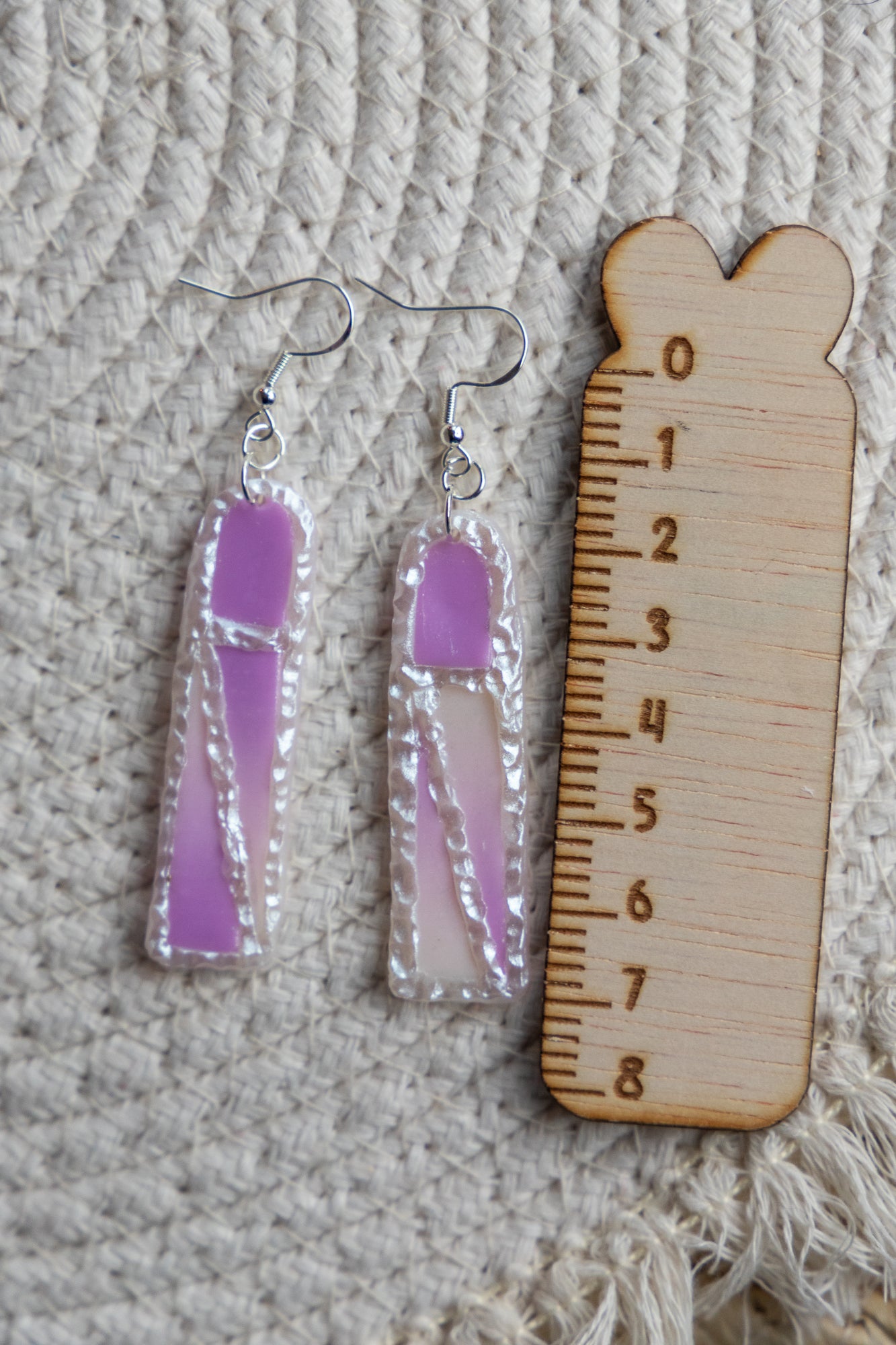 Earrings | Janna Frosted Lilac