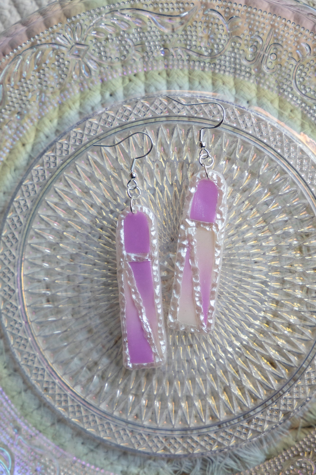 Earrings | Janna Frosted Lilac