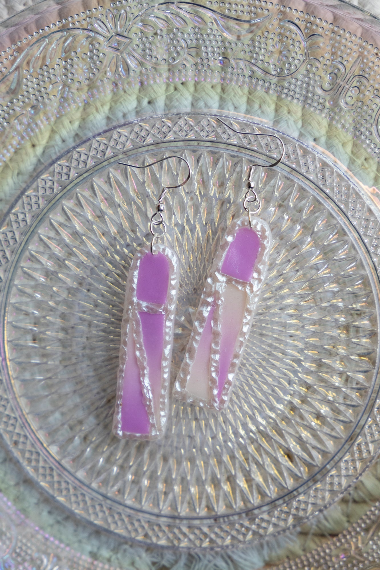 Earrings | Janna Frosted Lilac