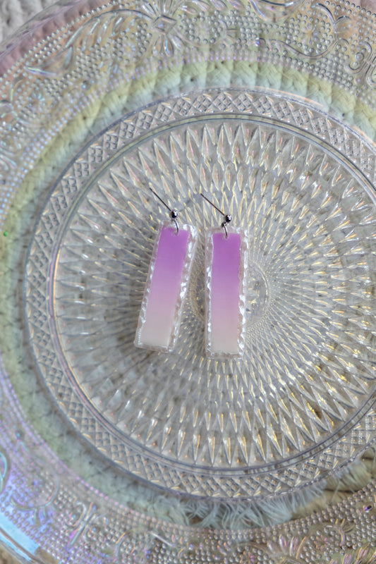 Earrings | Diva Frosted Lilac