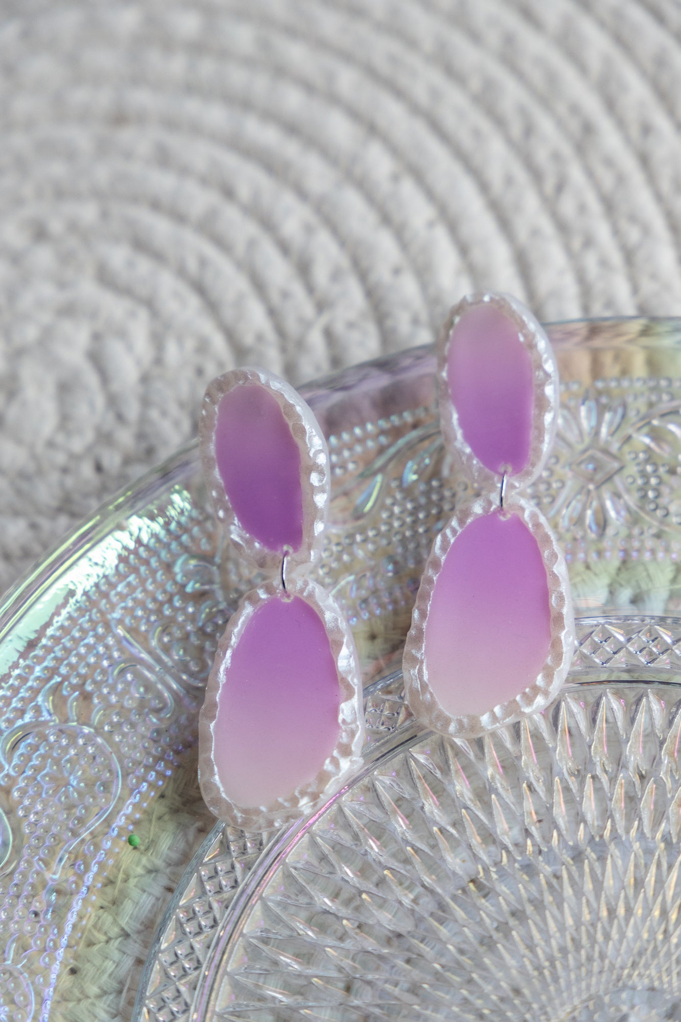 Earrings | Astrid Frosted Lilac