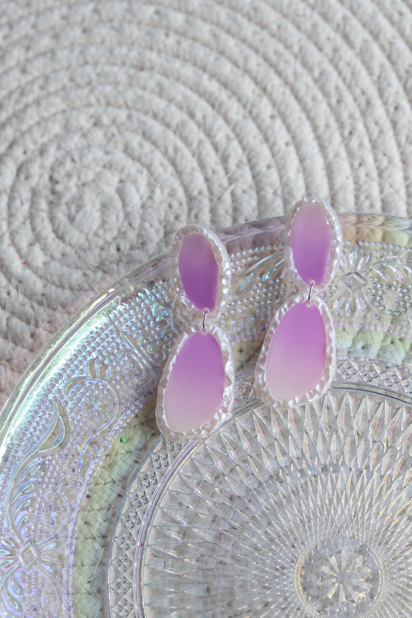 Earrings | Astrid Frosted Lilac