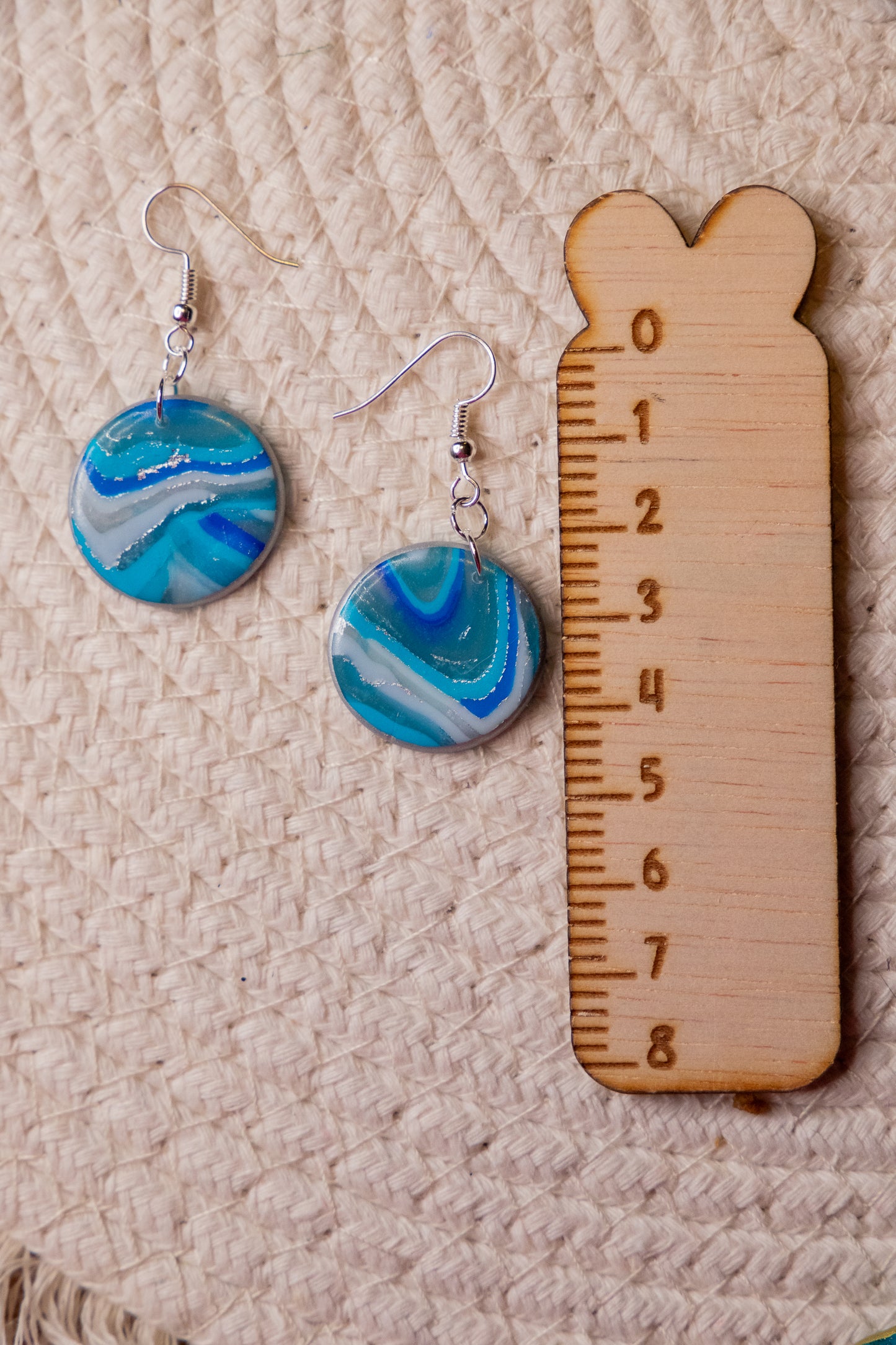 Oorbellen | Dot Ocean Agate