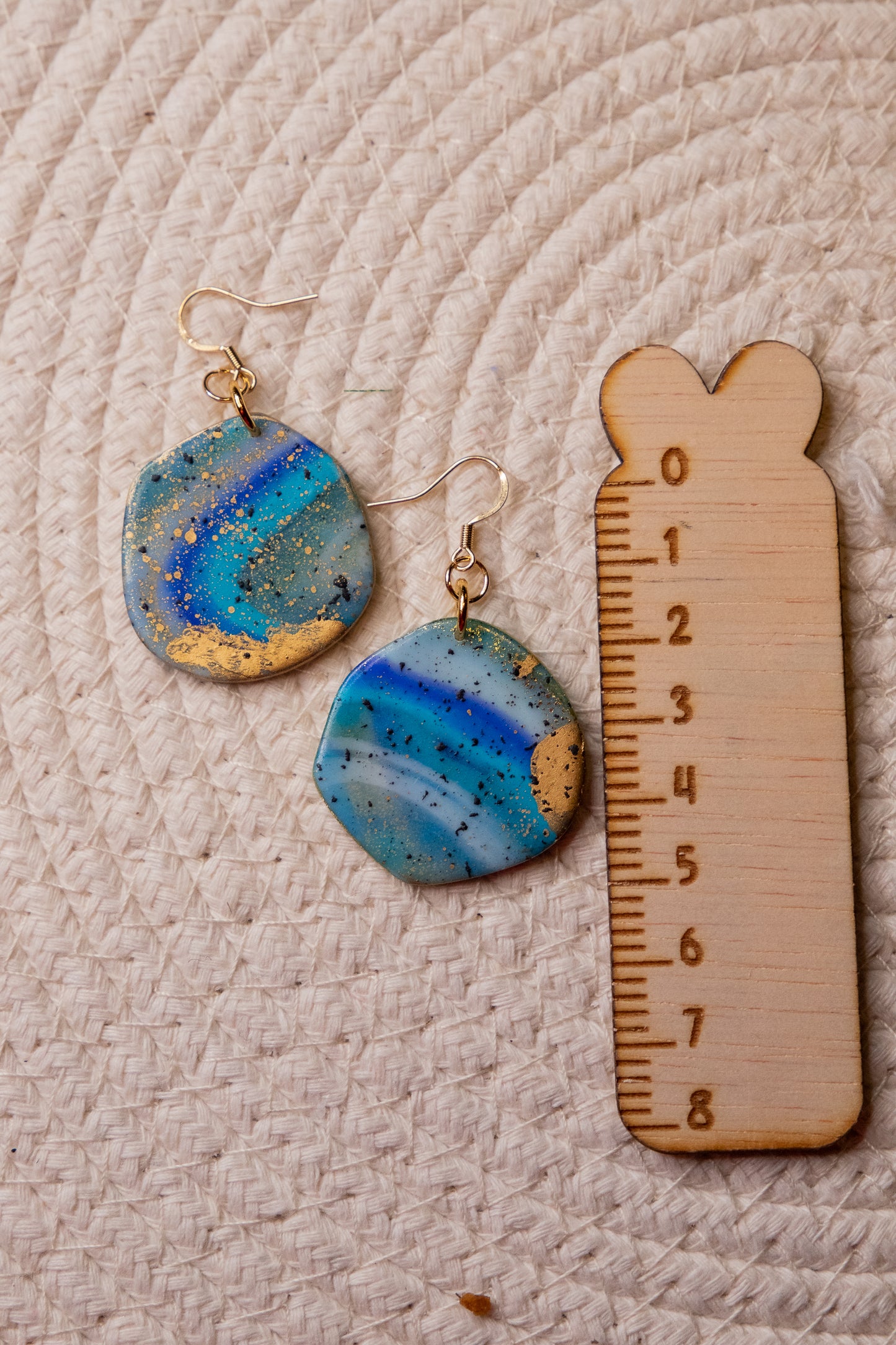 Earrings | Stevie Blue Agate