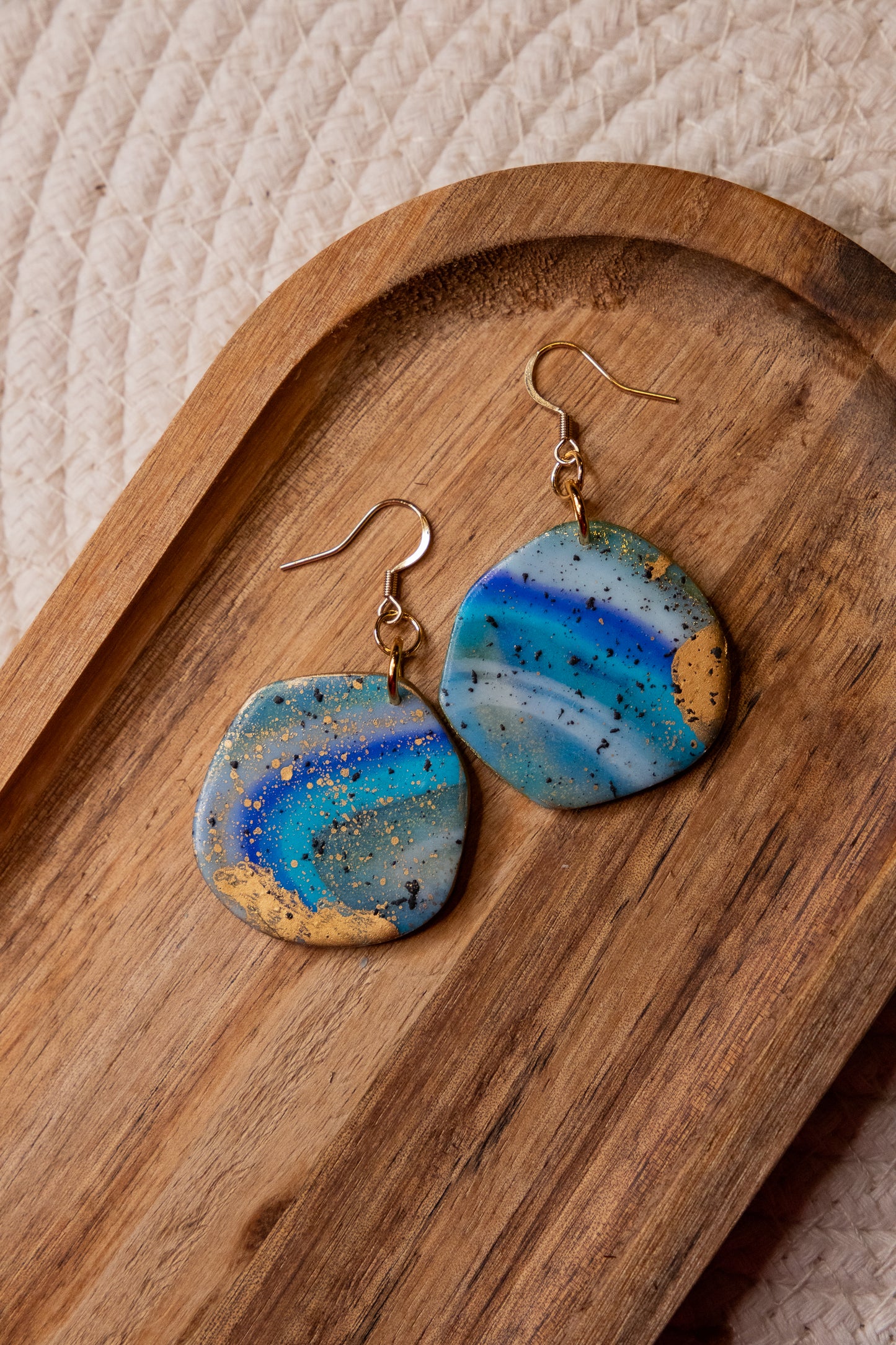 Earrings | Stevie Blue Agate