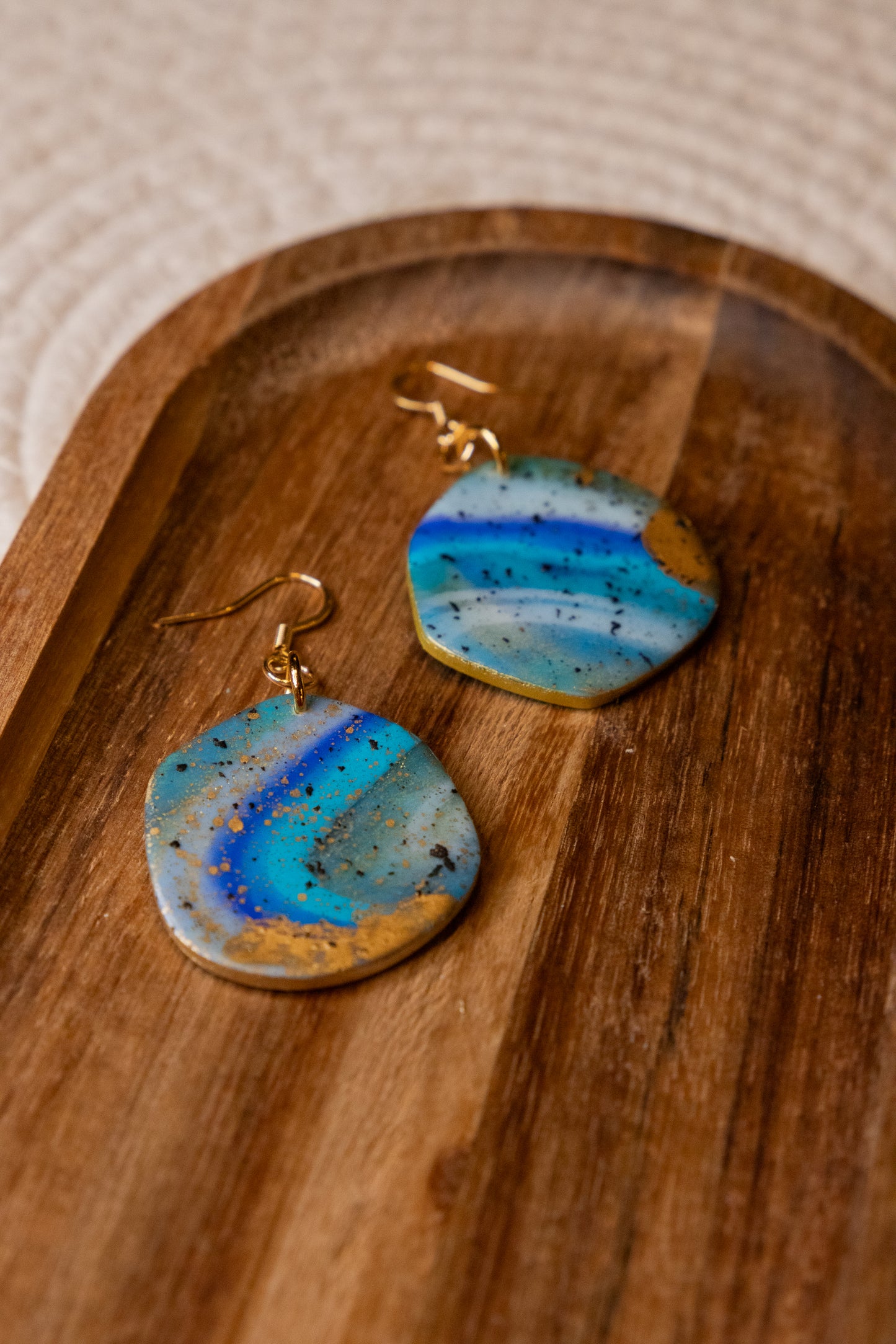 Earrings | Stevie Blue Agate