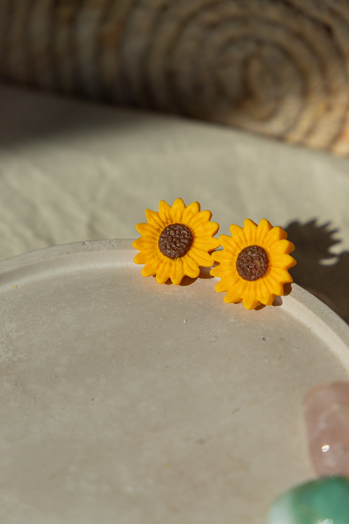 Oorbellen | Zonnebloem