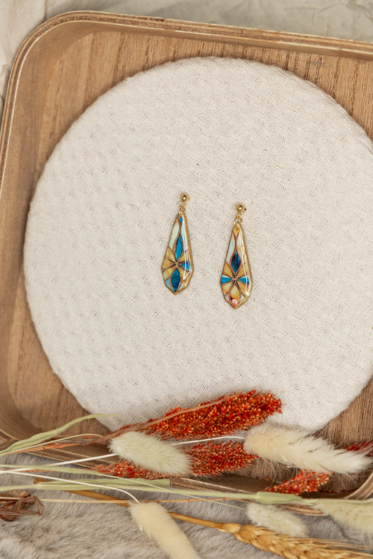 statement oorbellen, oorbellen van klei, statement, chique oorbellen