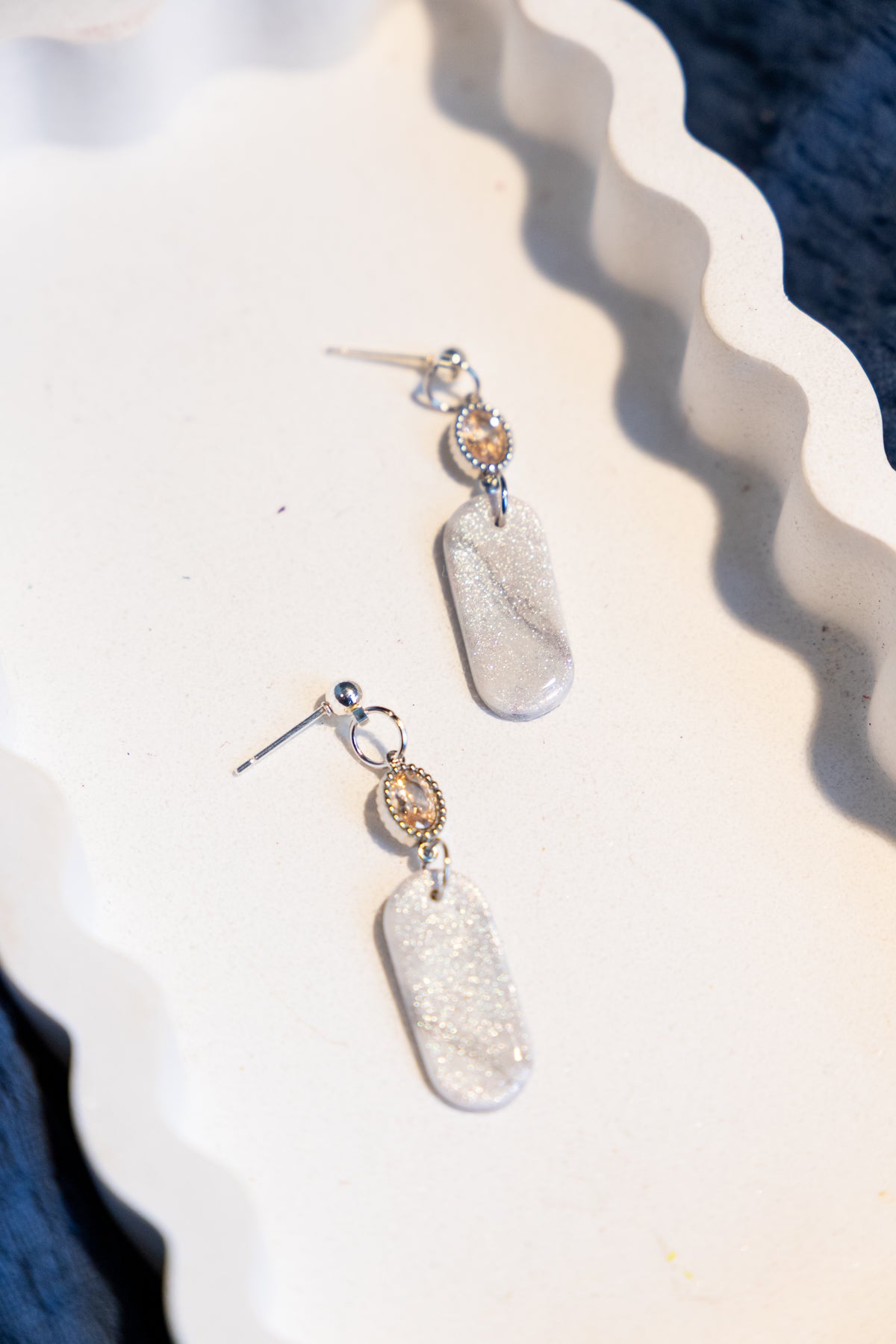 oorbellen van klei, dames oorbellen, handgemaakte sieraden, sieraden kopen, cadeau voor haar