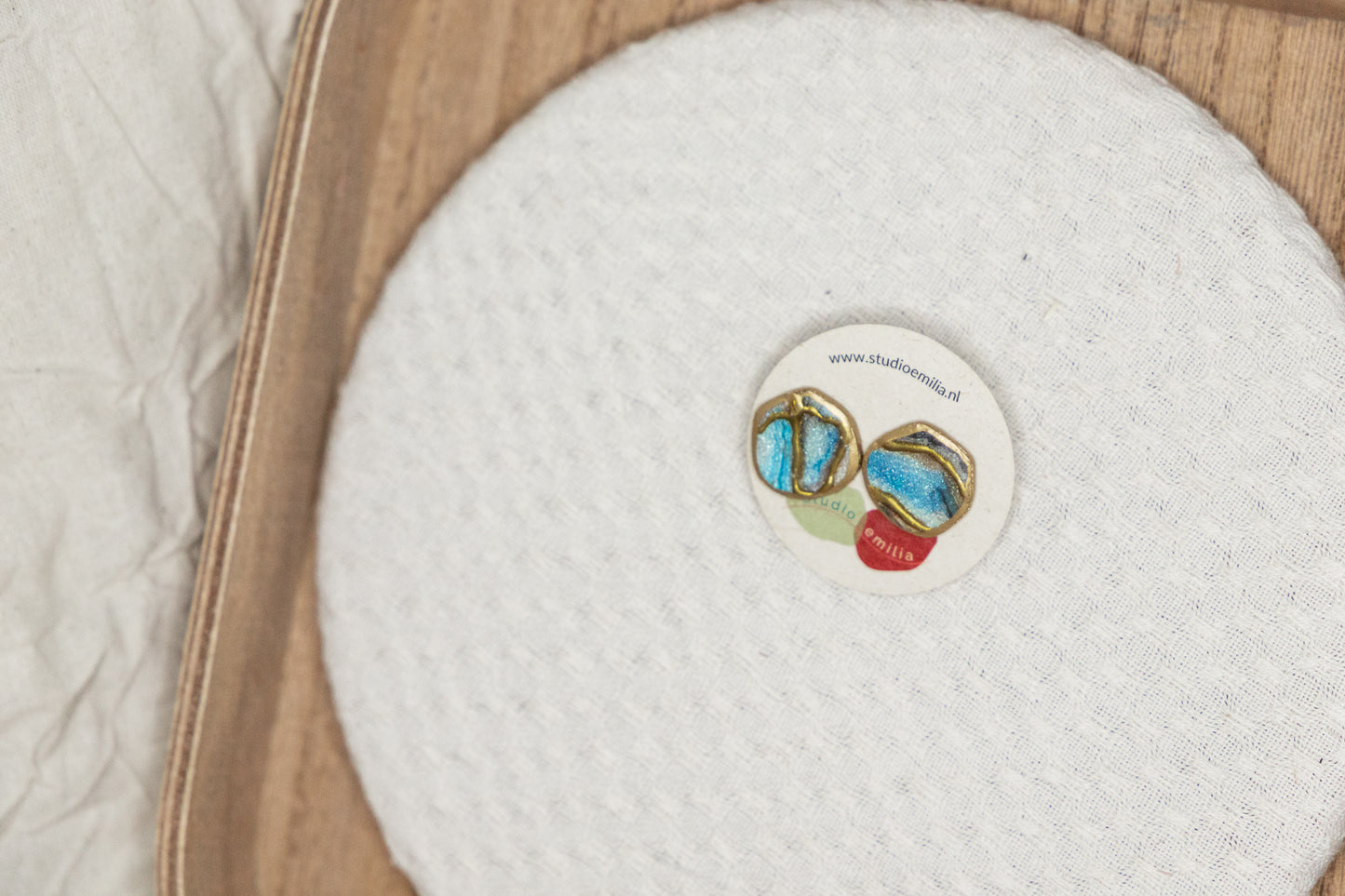 Oorbellen | Gilded studs