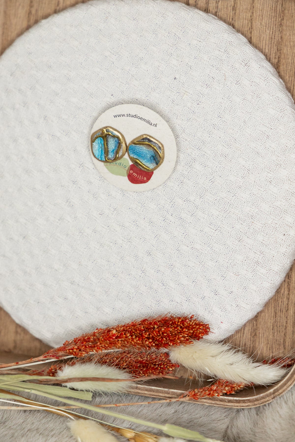 Oorbellen | Gilded studs