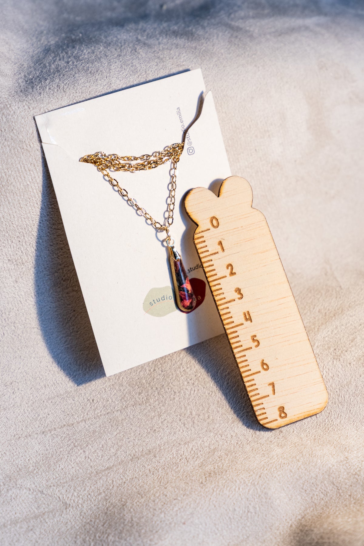 Oorbellen | Midnight Garden Mini + hanger met ketting set