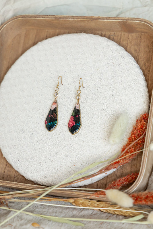 Oorbellen | Midnight Garden Crystal