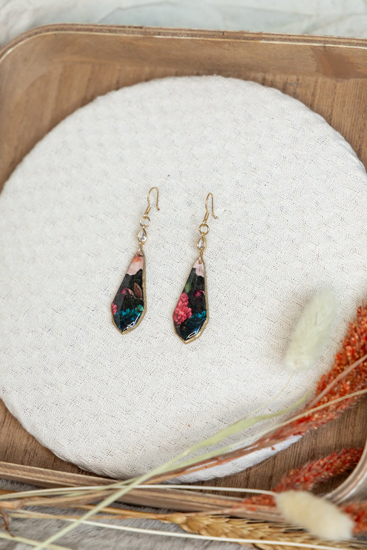 Oorbellen | Midnight Garden Crystal