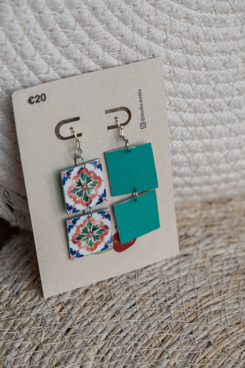 Oorbellen | Tiles Greece Double