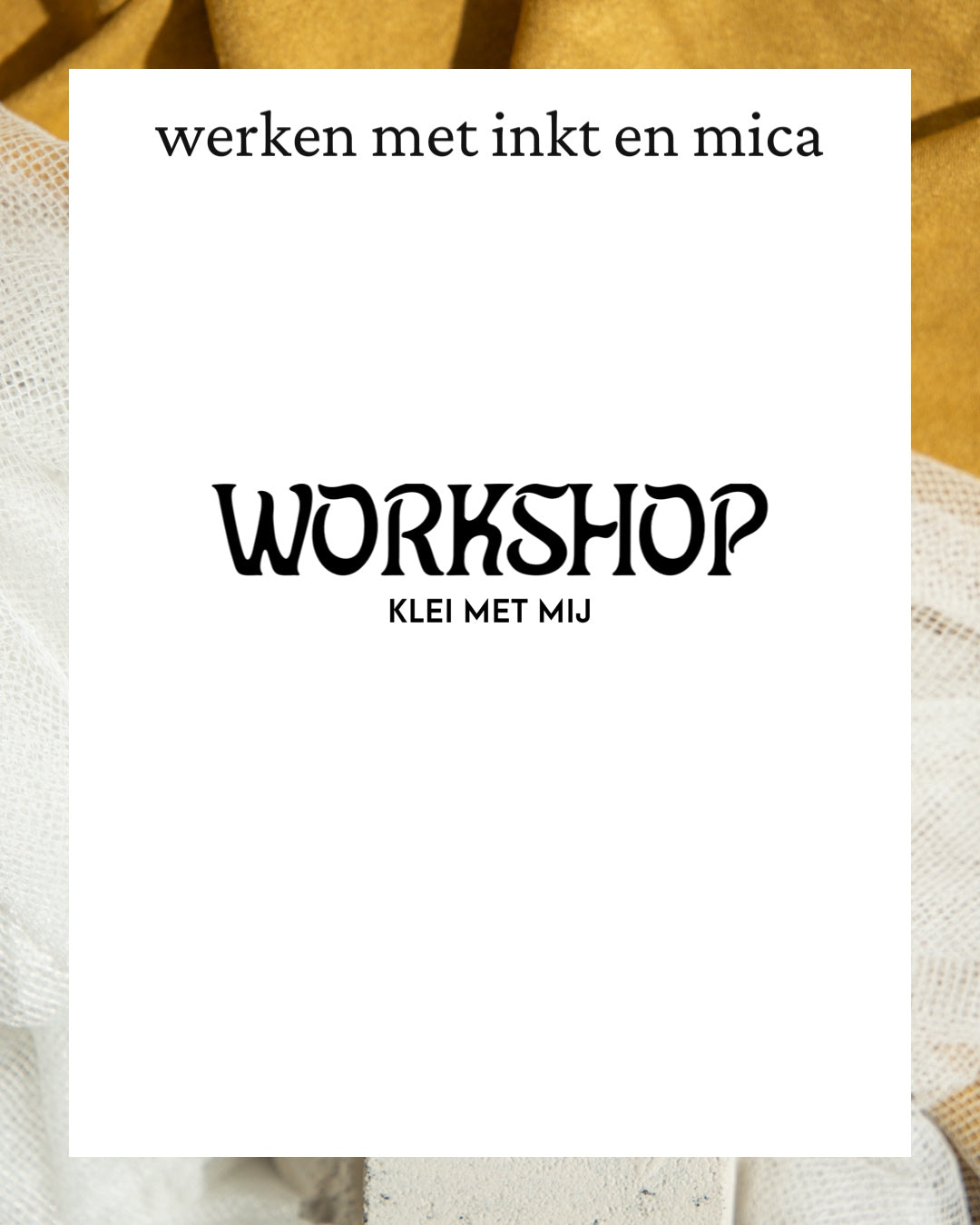 Workshop oorbellen maken 2.0