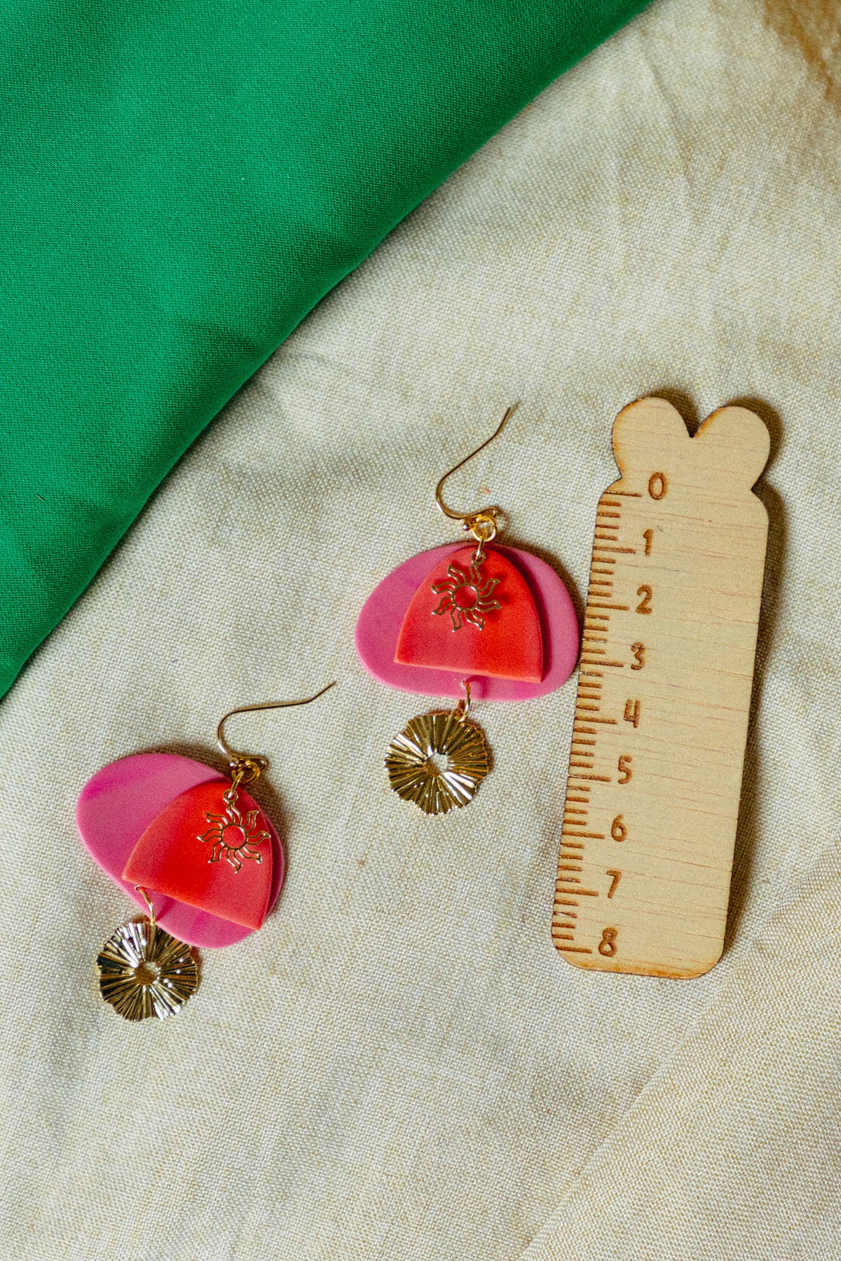 roze oorbellen, statement sieraden, oorbellen voor haar, rvs sieraden